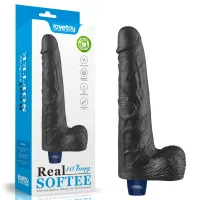 Élethű vibrátor Lovetoy 10" Real Softee - akkumulátoros,vízálló
