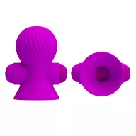 Mellbimbó izgató pumpa Pretty love Nipple Sucker Purple - akkumulátoros,vízálló