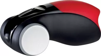FUN FACTORY péniszvibrátor Cobra Libre II Black-Red - vízálló, fekete-piros színben, akkumulátoros, szilikon