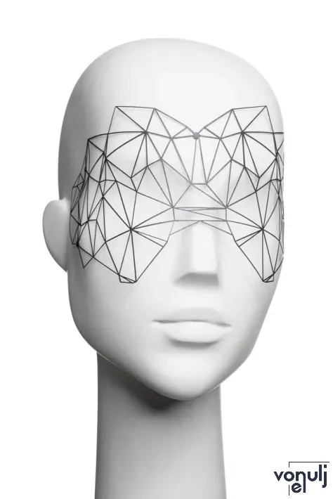 BIJOUX INDISCRETS maszk Kristine Eyemask - fekete színben