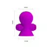 Mellbimbó izgató pumpa Pretty love Nipple Sucker Purple - akkumulátoros,vízálló