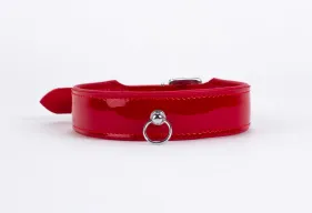 BDSM nyakörv Devil sticks red