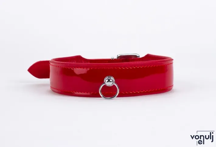 BDSM nyakörv Devil sticks red