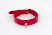 BDSM nyakörv Devil sticks red