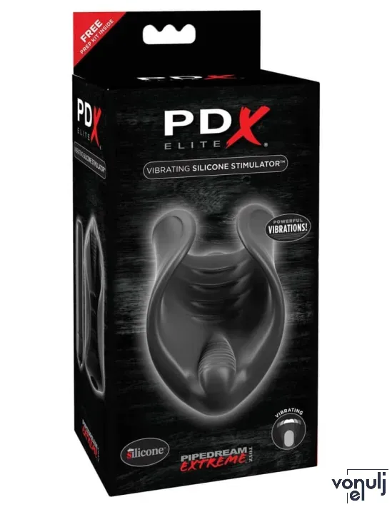 Péniszvibrátor Pipedream Vibrating Silicone Stimulator - elemes,vízálló