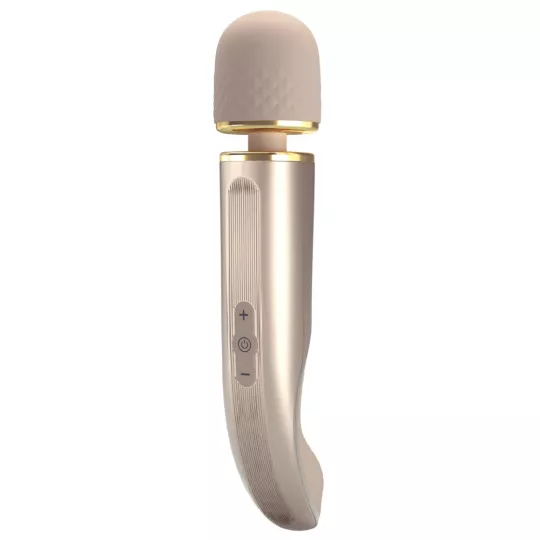 Magic Wand Pretty Love Interesting Massager Gold - akkumulátoros,vízálló