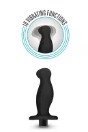 BLUSH prosztata izgató Anal Adventures Prostate Massager 02 - fekete színben, vízálló, akkumulátoros