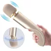 Magic Wand Pretty Love Interesting Massager Gold - akkumulátoros,vízálló