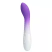 G pont vibrátor Pretty Love Bishop Purple/White - elemes,vízálló