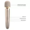 Magic Wand Pretty Love Interesting Massager Gold - akkumulátoros,vízálló