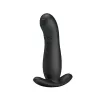 PRETTY LOVE fenékdugó Prostate Massager - fekete színben, vibrátoros, vízálló, akkumulátoros