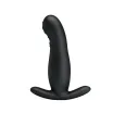 PRETTY LOVE fenékdugó Prostate Massager - fekete színben, vibrátoros, vízálló, akkumulátoros