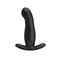 PRETTY LOVE fenékdugó Prostate Massager - fekete színben, vibrátoros, vízálló, akkumulátoros