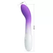 G pont vibrátor Pretty Love Bishop Purple/White - elemes,vízálló