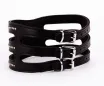 BDSM nyakörv Devil sticks black - széles
