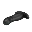 PRETTY LOVE fenékdugó Prostate Massager - fekete színben, vibrátoros, vízálló, akkumulátoros