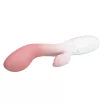 Csiklóizgatós g pont vibrátor Pretty Love Brigthy Pink/White - elemes,vízálló