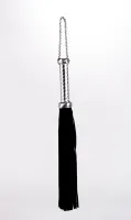 BDSM korbács Devil sticks fekete-ezüst
