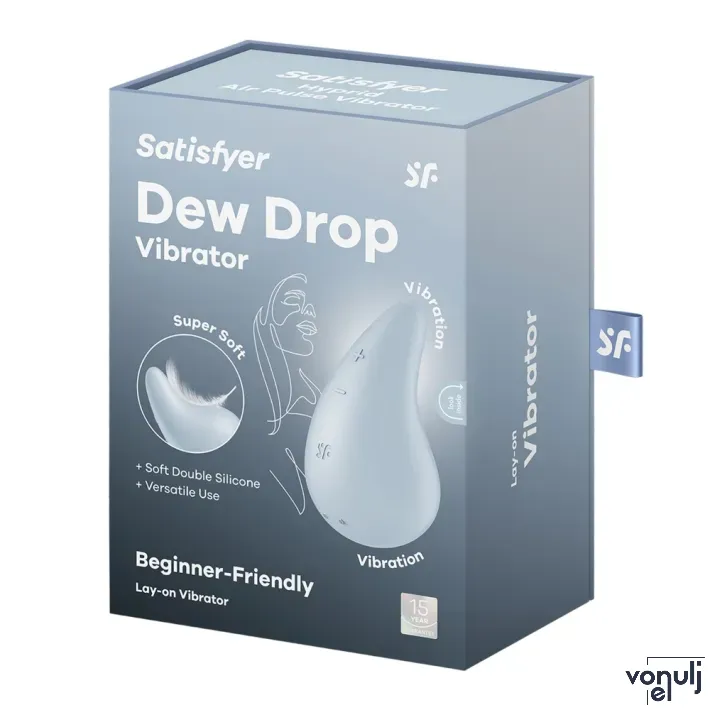 Rezgő csiklóizgató Satisfyer Dew Drop - akkumulátoros,vízálló