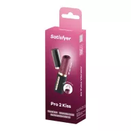 Léghullámos csiklóizgató Satisfyer Pro 2 Kiss - akkumulátoros,vízálló