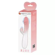 Csiklóizgatós g pont vibrátor Pretty Love Snappy Pink/White - elemes,vízálló