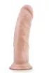 BLUSH felcsatolható dildó Dr. Skin 8 inch Self Lubricating Dildo - realisztikus,önsíkosító,hám nélkül is használható,állítható hevederrel,20cm dildó