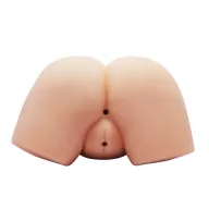 CRAZY BULL maszturbátor Vagina and Anal Realistic Skin-Like Texture - realisztikus, testszínű, vagina és ánusznyílással, vízálló, vibrátoros