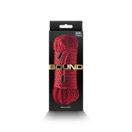 NS NOVELTIES erotikus kötél Bound Rope Red - piros színben, 762 cm, fetish játékokhoz