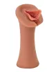 Műpunci maszturbátor Pipedream Wet Pussies Luscious Lips Tan - vízálló