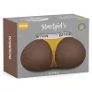 LOVETOY maszturbátor Streetgirl's 12 Black - realisztikus, sötét testszínű, vagina és ánusznyílással, tangával, vízálló, vibráció nélküli