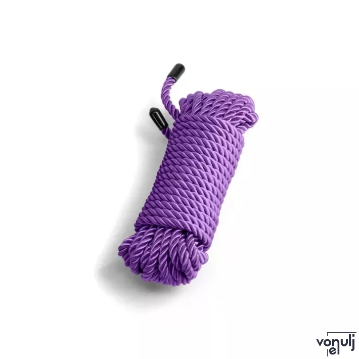 NS NOVELTIES erotikus kötél Bound Rope Purple - lila színben, 762 cm, fetish játékokhoz