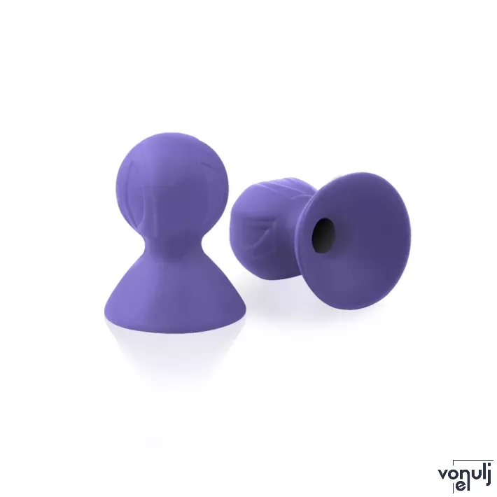 BDSM mellbimbó izgató Liebe Seele Nipple Suckers Purple