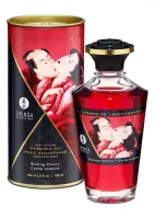 SHUNGA masszázsolaj Aphrodisiac Oils Blazing Cherry 100 ml - cseresznye illattal, melegítő hatással
