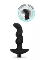 BLUSH prosztata izgató Anal Adventures Prostate Massager 03 - fekete színben, vízálló, akkumulátoros