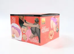 Műpunci és ánusz maszturbátor School Girl Purple - vízálló