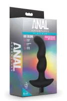 BLUSH prosztata izgató Anal Adventures Prostate Massager 03 - fekete színben, vízálló, akkumulátoros