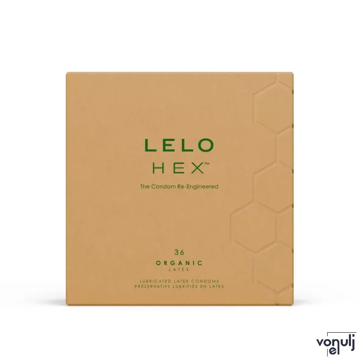 Óvszer LELO HEX™ Organic - latex, 36 db