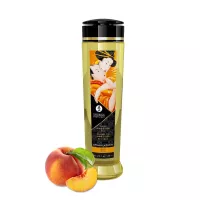 SHUNGA masszázsolaj Erotic Massage Oil Peach 240 ml/ 8 oz - barack illattal