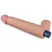 Élethű vibrátor Lovetoy 10,5" Real Softee Flesh - akkumulátoros,vízálló