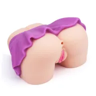 Műpunci és ánusz maszturbátor School Girl Purple - vízálló
