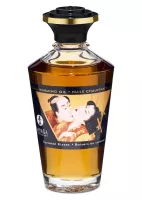 SHUNGA masszázsolaj Aphrodisiac Oils Caramel Kisses 100 ml - karamell illattal, melegítő hatással