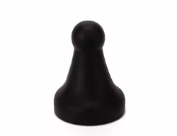 X-MEN fenékdugó 4.8" Butt Plug Black - fekete színben, letapasztható, PVC, 12 cm