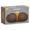 LOVETOY maszturbátor Streetgirl's 13 Black - realisztikus, sötét testszínű, vagina és ánusznyílással, tangával, vízálló, vibráció nélküli
