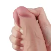 Élethű vibrátor Lovetoy 10,5" Real Softee Flesh - akkumulátoros,vízálló