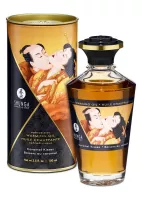 SHUNGA masszázsolaj Aphrodisiac Oils Caramel Kisses 100 ml - karamell illattal, melegítő hatással