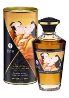 SHUNGA masszázsolaj Aphrodisiac Oils Caramel Kisses 100 ml - karamell illattal, melegítő hatással