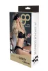 GUILTY PLEASURE szett Beginners Bondage Kit - szemmaszk, bokapánt, csuklópánt, fekete színben