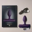 Vibrátoros fenékdugó Rocks-off Nova Solaris Purple - vízálló
