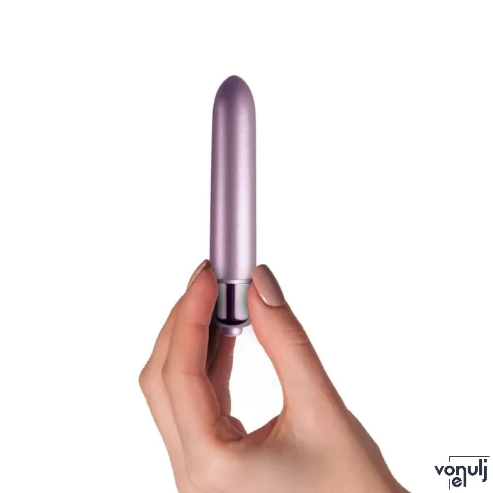 ROCKS-OFF minivibrátor Touch of Velvet Soft Lilac - lila színben, vízálló, elemes