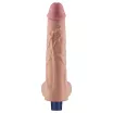 Élethű vibrátor Lovetoy 10" Real Softee Flesh - akkumulátoros,vízálló